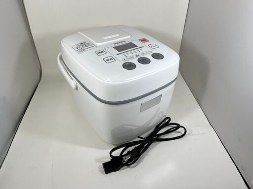 炊飯器 3合炊き ヤマゼン YJC-300 マイコン式 2019年製 中古動作品 クリーニング済み