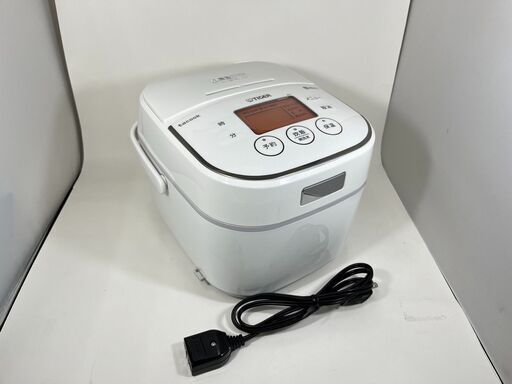 IH 炊飯器 3合炊き タイガー JKU-A551 2018年製 tacook 同時調理 中古動作品 クリーニング済み