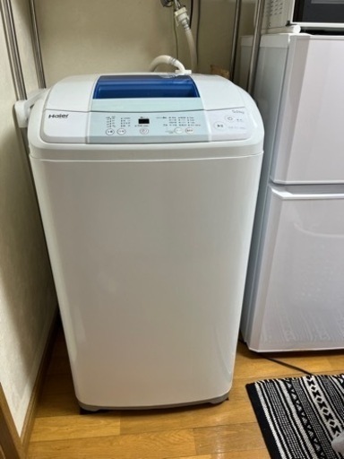 2017年製の洗濯機（5.0kg）