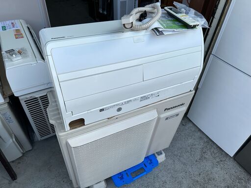 【動作保証あり】Panasonic Eolia 2017年 5.6kw 18畳用 200V 冷暖房ルームエアコン CS-X567C2 ②【管理KR464】