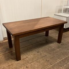 無印良品　バーチ材ローテーブル（ブラウン）W90