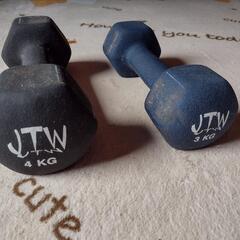 値下げします。ダンベル２本セット、筋力トレーニングにどうぞ!の画像