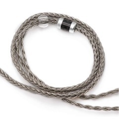 新品Tripowin Zonie 16 コアー銀メッキケーブル＆SPCHIFIイヤホンアップグレードケーブル (4.4mm-MMCX, グレー)の画像