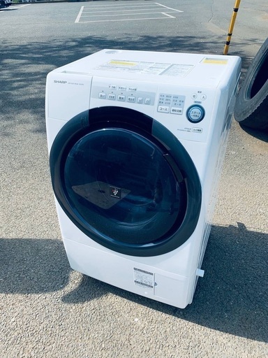♦️SHARPドラム式電気洗濯乾燥機組込型 【2018年製 】ES-S7C-WL