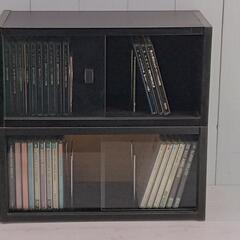 物々交換　家具調CDラック２点　廉価版CD付きます　