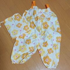 お砂場着 プレイウェア ポーチ付き