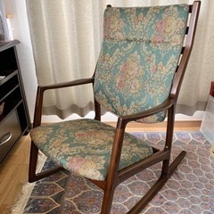 国産家具 ロッキングチェア 起立木工　の画像