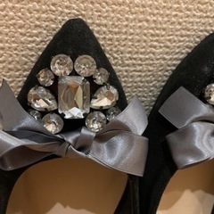 プールサイド　poolside パンプス　ビジュー　23.0cmの画像