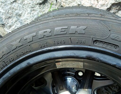 155/55R14　アルミ＋MAXTREK 9部山 '22年のタイヤ
