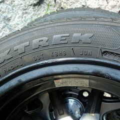 155/55R14　アルミ＋MAXTREK 9部山 \'22年のタイヤ
