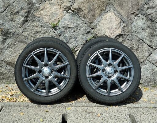 155/55R14　アルミ＋MAXTREK 9部山 '22年のタイヤ
