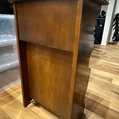 家具 収納家具 オールドカリモク　マガジンラックの画像