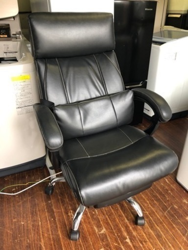 福岡市内配送無料　リクライニングワークチェア(ジズBK)