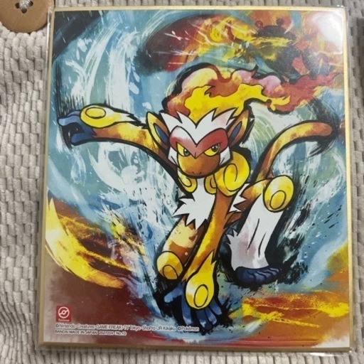【ポケモン】リザードン　箔押し色紙　未開封
