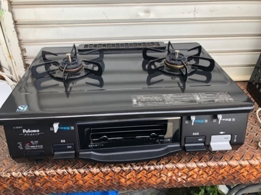 福岡市内配送無料　LPガス用　Paloma(パロマ) ガステーブル 水あり片面焼きグリル【汁受け皿がないのでお手入れ簡単/右強火力】 IC-800B-1R 12A13A