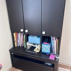 【値下げしました！】収納家具 本棚 机