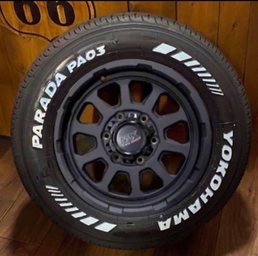 ハイエース用★16インチ★車検対応★タイヤホイールセット★4本★ヨコハマPARADA