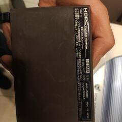 中古　ポータブルHDD　500GB　HDPC-U500BR　IODATA　 ビターブラウンの画像