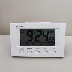 リズム時計 電波時計（8RZ166）
