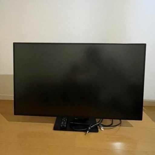 (話し中)42.5インチの大画面IPS 4K LGモニター