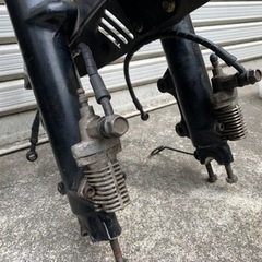ＧＳＸ７５０Ｓ　刀　２型　フロントフォーク　前後ホイールの画像
