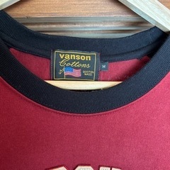 【古着 VANSON】長袖T-シャツ メンズの画像