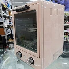 【恵庭】☆中古品☆TOFFY オーブントースター ピンク 2020年製 PayPay支払いOK！の画像