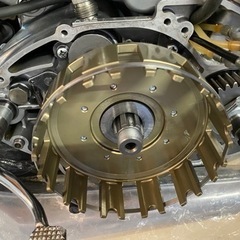 🏍KAWASAKI 750SS ドイツ製アルミ軽量クラッチハウジング【昭和のバイクの事ならアールワン田川】の画像