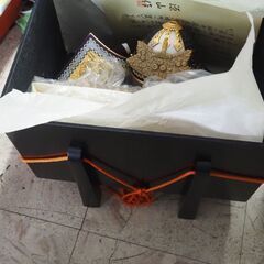 甲冑、兜、５月節句、箱入りの画像