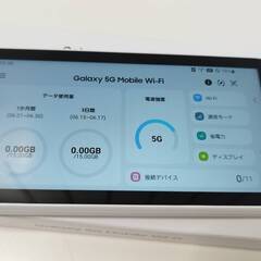 【動作品】Galaxy 5G Mobile Wi-Fi ルーター...