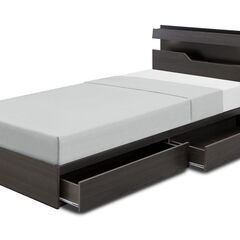 シングルベッド 引出し付き 新品 ライト コンセント 未開封品 【数量限定品】