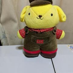 ポムポムプリン　つなぎ　ぬいぐるみ