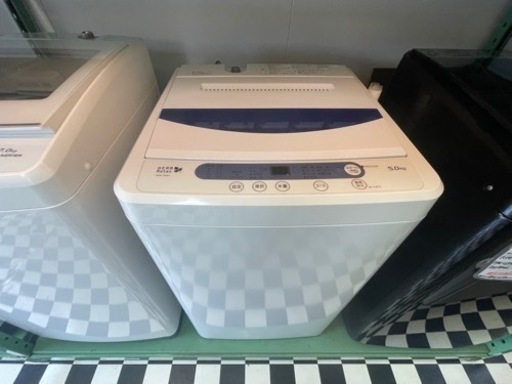 【リサイクルサービス八光】2017年製　ヤマダ電機　HerbRelax YWMT50A1 全自動電気洗濯機 (5kg)