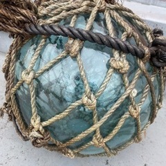 ガラス玉　浮き玉　直径35cm