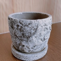 鉢 受け皿つき　プランター　3.5号　土セット