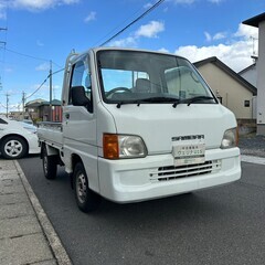 総額16.5万円★車検R8年4月★4WD★エアコン&パワステ付軽トラ★スバル サンバートラック 4WD(TT2) 15.7万キロ 平成13年式 ホワイトの画像