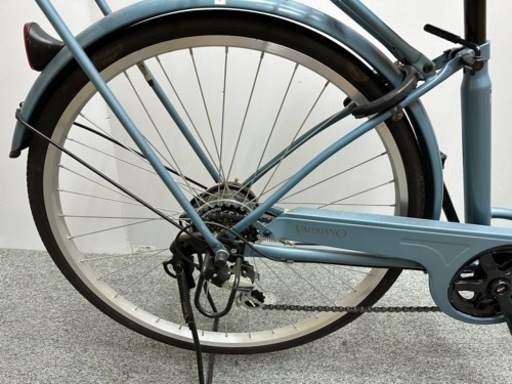 【45】美品　自転車 変速6段　オートライト