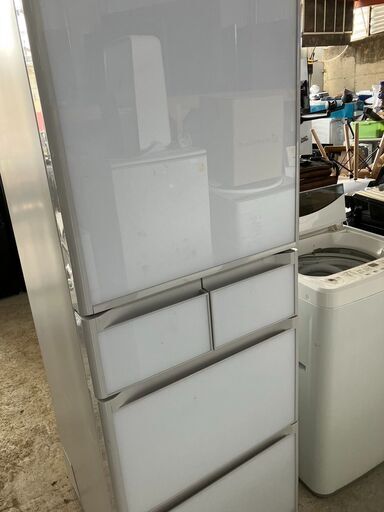 日立 ノンフロン冷凍冷蔵庫 5ドア 401L R-S40K（XW）
