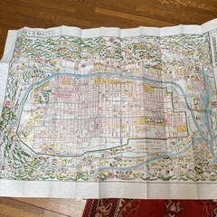 京都の地図の画像