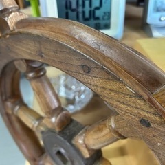船舵の置物　直径59cmの画像