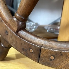 船舵の置物　直径59cmの画像