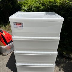 リサイクルショップどりーむ天保山店　No12765　衣類収納　4段収納　美品　超軽量　汎用性抜群　大量収納の画像