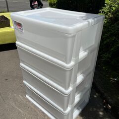 リサイクルショップどりーむ天保山店　No12765　衣類収納　4段収納　美品　超軽量　汎用性抜群　大量収納の画像