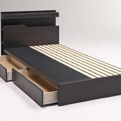 新品 未使用 未開封 一人暮し 一人部屋 シングルベッド 引出し...