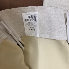 ニトリ遮光カーテン＆レースカーテン美品☆180丈の画像
