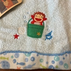 ポニョフェースタオルの画像