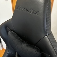 【取引済】KARNOX カルノックス　ゲーミングチェア 黒の画像