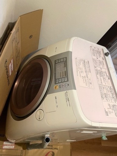 20・21日引取希望　ドラム式洗濯機　乾燥機　Panasonic NA-v81 ナショナル　ピンク