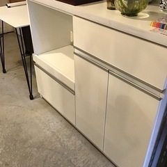 大川家具 キッチンボード　キッチンカウンター　収納家具 食器棚、キッチン収納
