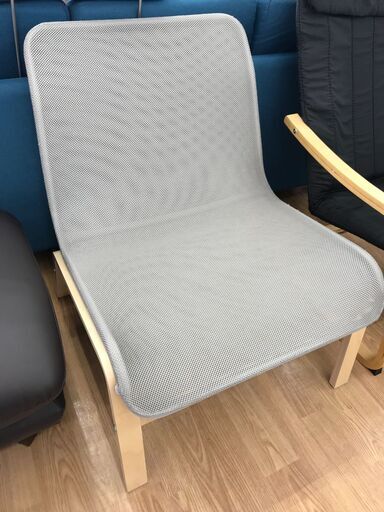 ★ジモティ割あり★ IKEA リラックスチェア グレー  クリーニング済み KJ4930